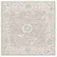 preview thumbnail 29 of 34, SAFAVIEH Hand-Tufted Ebony Zhanat Modern & Contemporary Wool Rug 6' Square - Light Grey/Ivory - Square