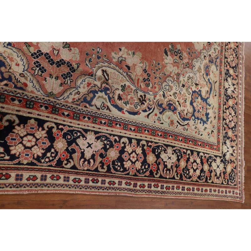 Mahal Persian Vintage Area Rug Hand-Knotted Wool Carpet - 8'5"x 12'2"