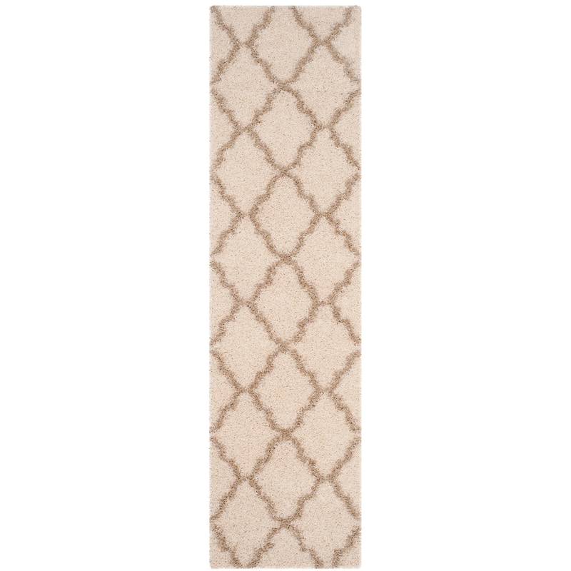 SAFAVIEH Dallas Shag Hacer Trellis 1.5-inch Thick Rug
