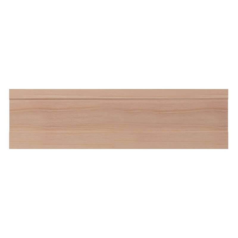 WM327: 11/16-in D x 2-1/4-in W x 96-in L Americraft Solid Hardwood Stain Grade Modern Casing Moulding