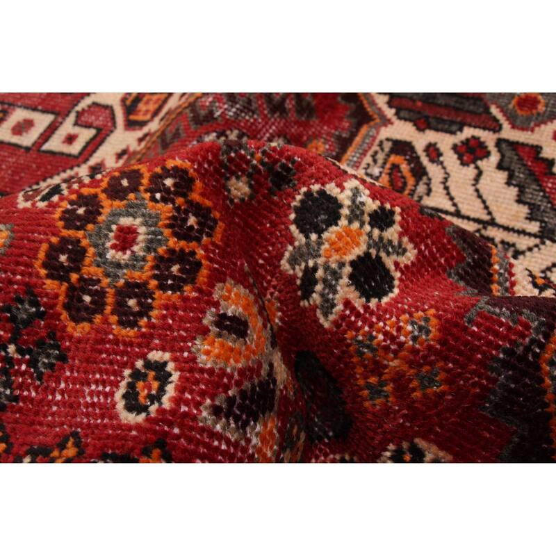 ECARPETGALLERY Hand-knotted Konya Anatolian Red Wool Rug - 4'3 x 9'3