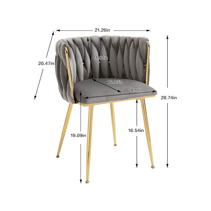 Modern Accent Chair,2PC/SET