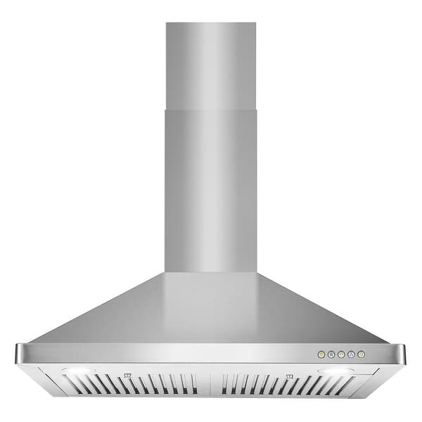 slide 2 of 12, Cosmo 30 in. Ducted Wall Mount Range Hood with 380 CFM, 3 Fan Speeds