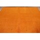 preview thumbnail 12 of 18, Orange Gabbeh Lori Area Rug Handmade Silk Carpet - 8'10" x 11'9"
