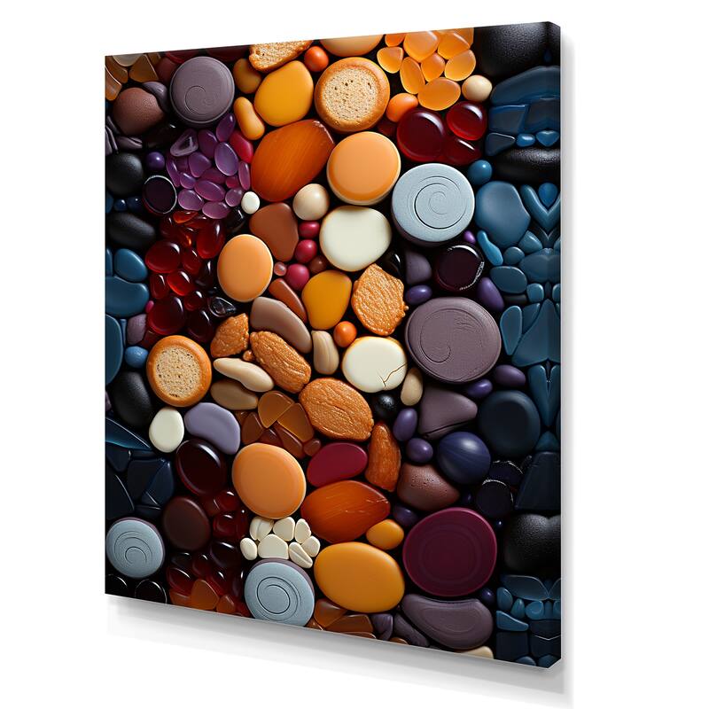 Designart "Flavorful Mosaic Spicy" Baking/Baked Goods Wall Art