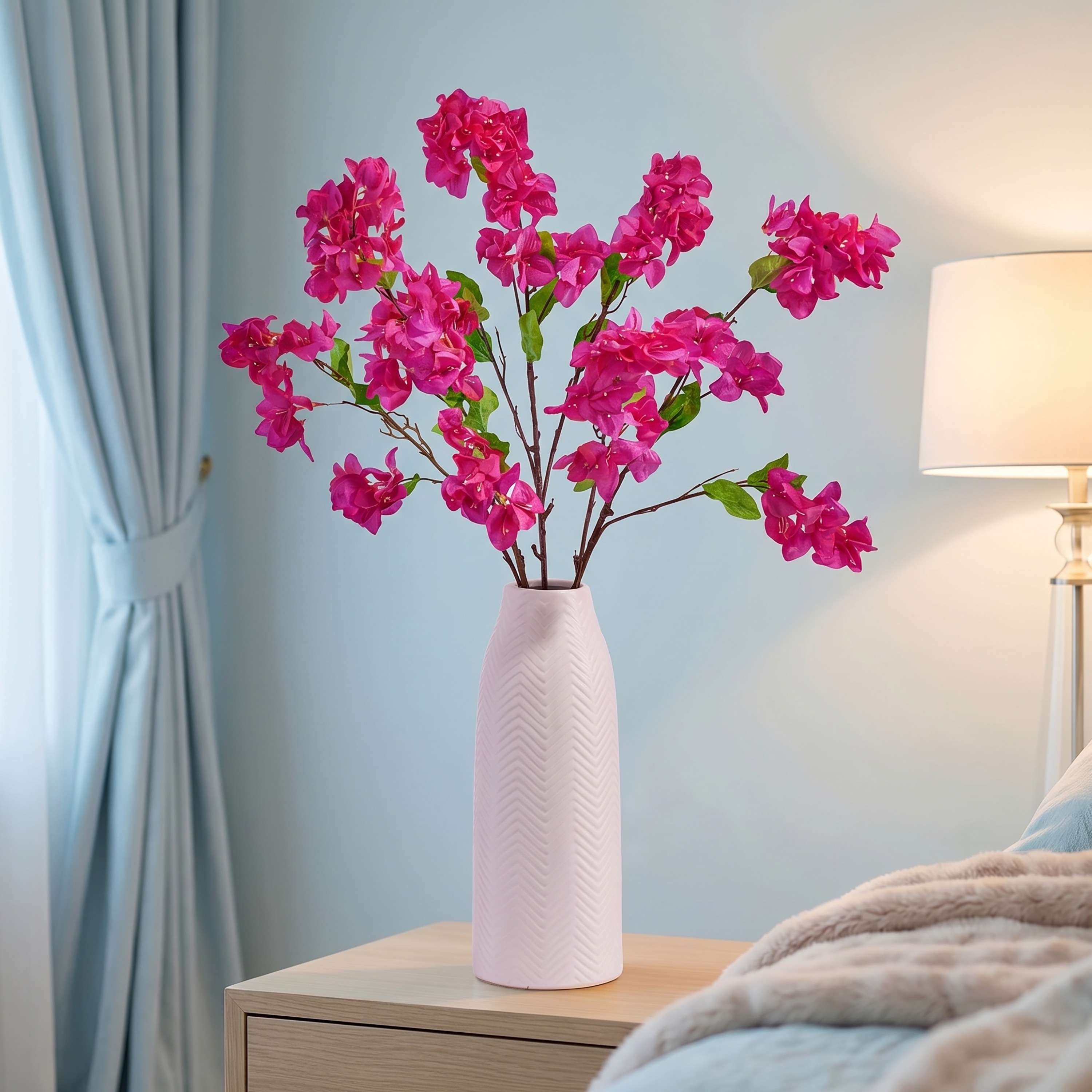 Bougainvillea Branch 41" Set of 4