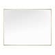 preview thumbnail 59 of 66, Rectangle Metal Framed Beveled Edge Bathroom Vanity Mirror