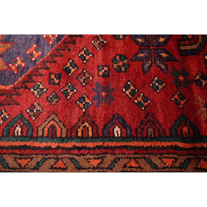 ECARPETGALLERY Hand-knotted Andelz Red Wool Rug - 4'8 x 8'2