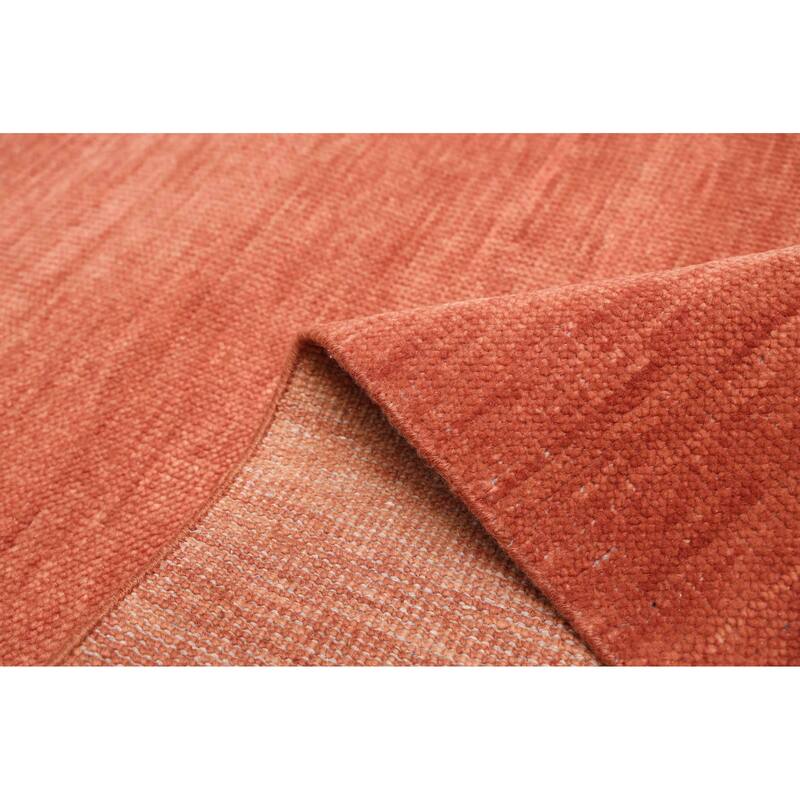 ECARPETGALLERY Hand-knotted Pak Finest Gabbeh Copper Wool Rug - 10'0 x 14'1