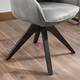 Art Leon Classical Swivel Office Accent Chair with Wood Legs