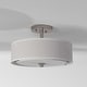 preview thumbnail 7 of 5, Parsons Studio Brushed Nickel 3 Light Semi Flush By Minka Lavery