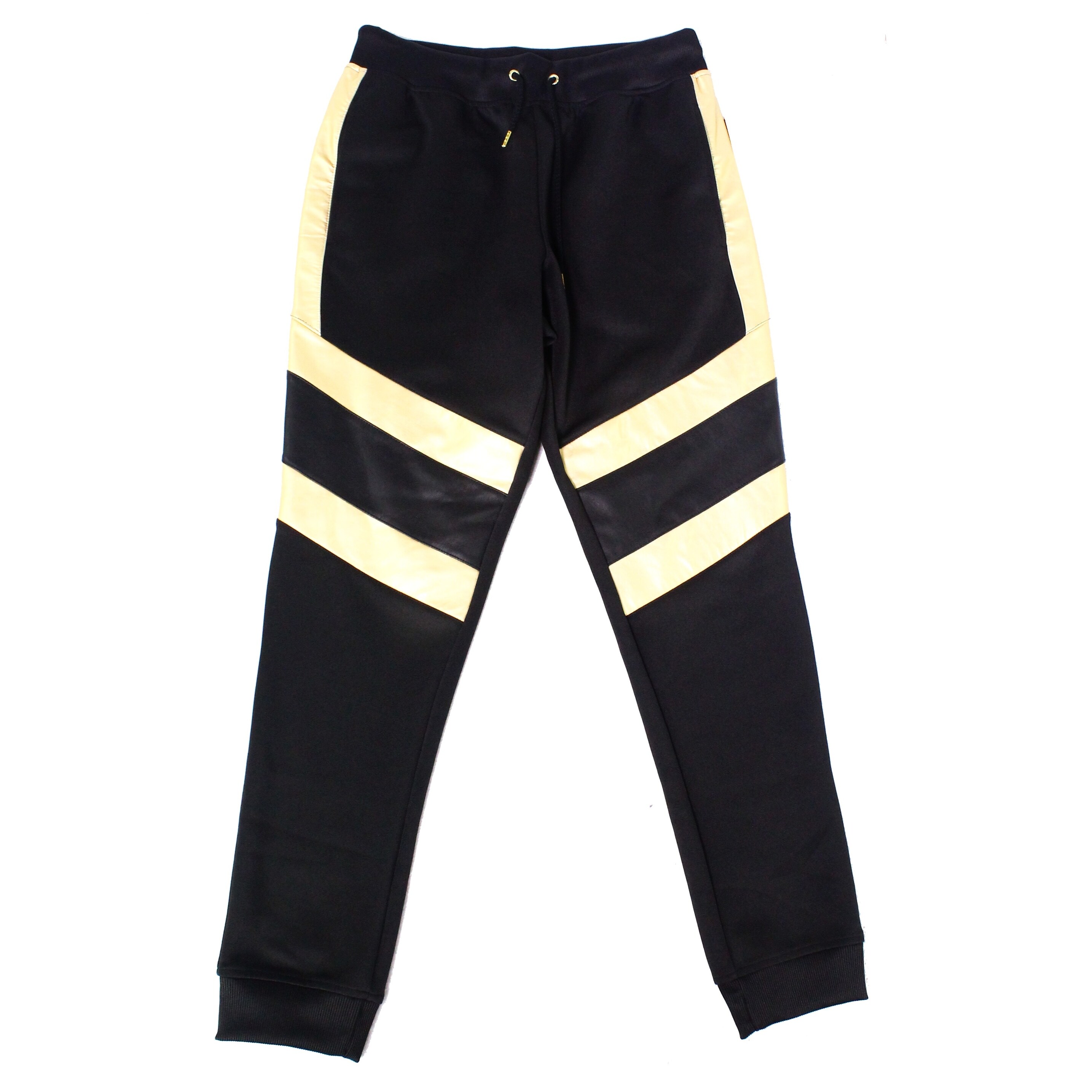 Shop Inc Mens Pants Black Gold Size Xl Drawstring Pull On Stretch