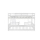 preview thumbnail 52 of 58, Solid Pine Wood Bunk Bed,Versatile Floor Fence Bunk Bed with Door,Twin Over Twin Size