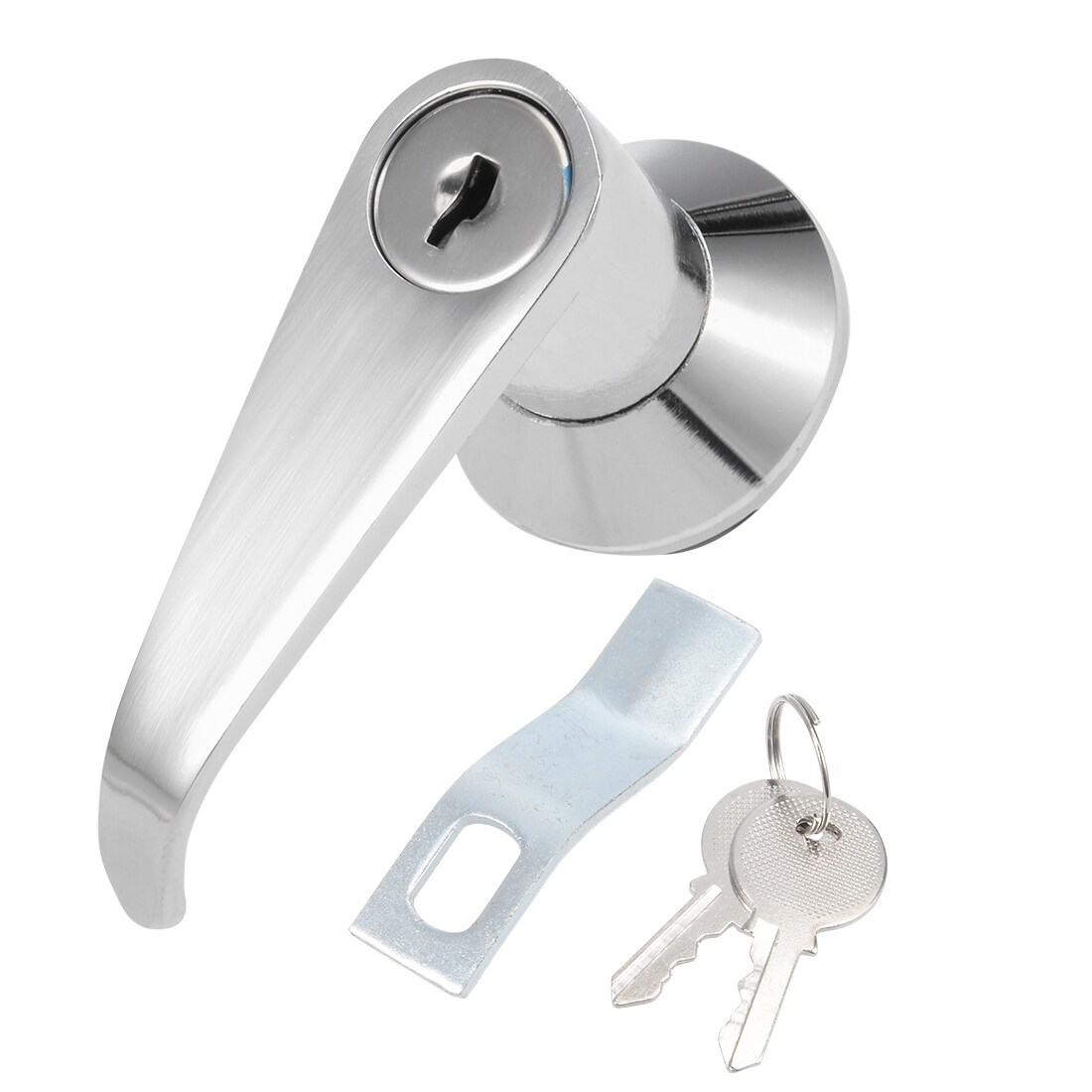 Shop Level Handle Cam Lock L Shape Mini With W Keys Zinc Alloy 67mm Length 2pcs On Sale Overstock 30082350