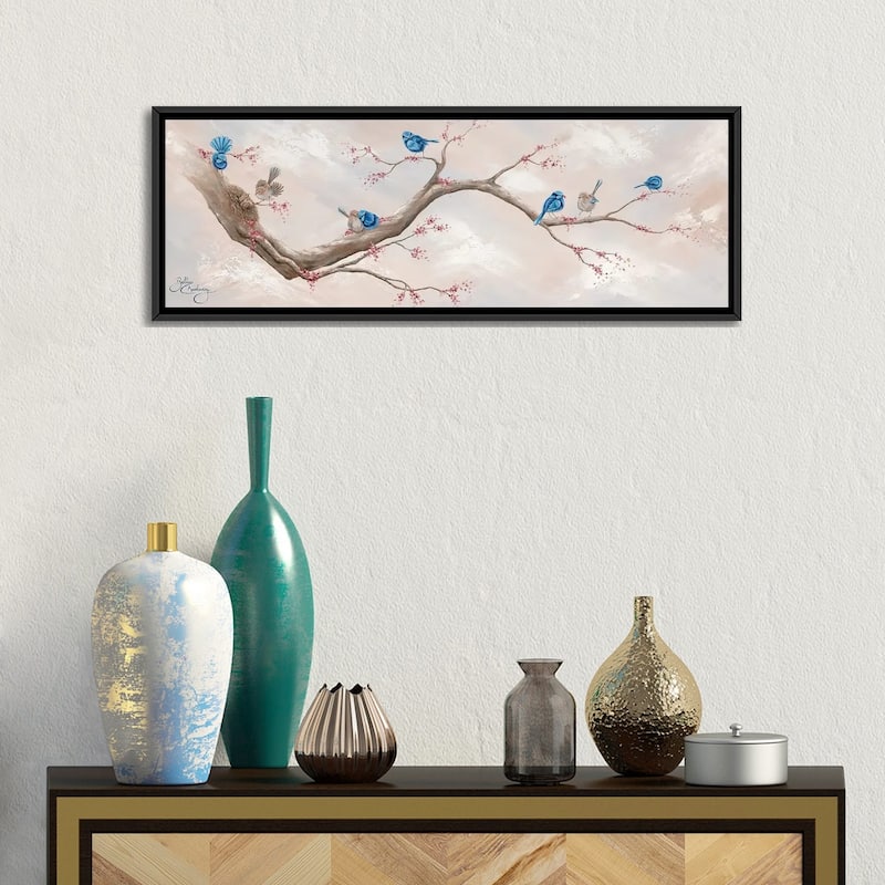 iCanvas "Fairy Wren, Ventures" by Isabella Karolewicz Framed