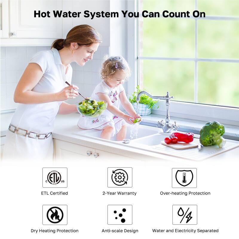 ThermoMate Electric Tankless Water Heater 11kW at 240 Volt