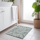 preview thumbnail 38 of 47, Premium Washable Super Soft Traditional Damask Mayfield Rug Peacock - 1' 8" x 2' 6" - Rectangle