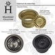 preview thumbnail 11 of 10, Highpoint Collection 16 Inch Square Fine Fireclay Kitchen Prep or Bar Sink - 18 x 18 x8.5 inches