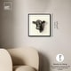 preview thumbnail 48 of 60, Darkness in Detail of Cow Canvas Animal Art Prints by Art Remedy