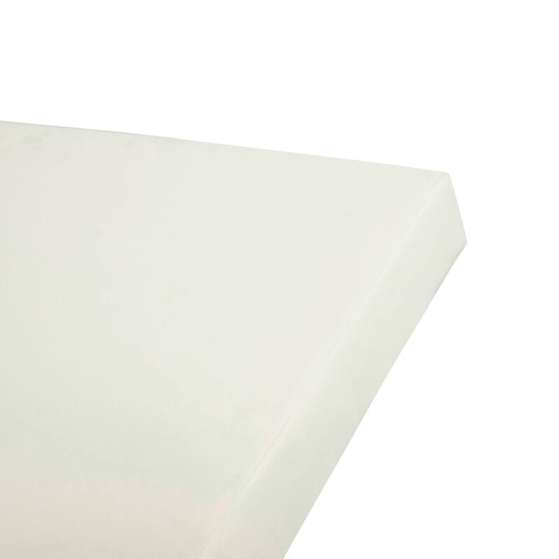 Christopher Knight Home - Broadway Outdoor Waterproof Fabric Chaise Lounge Cushion with Foam Filling & Tie Straps