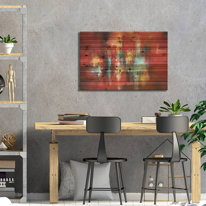 Let It Shine Through Print On Wood by Christopher Lyter - Multi-Color