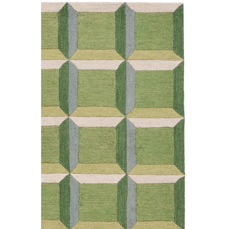 SAFAVIEH Handmade Genre Hikariko Mid-Century Modern Wool Rug