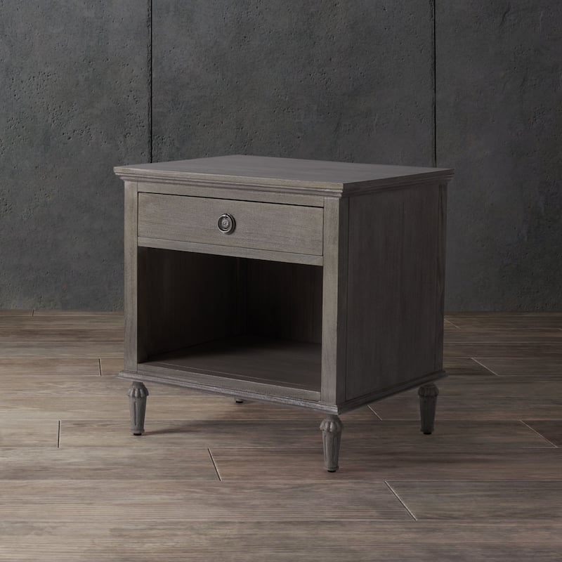 SAFAVIEH Couture Melkorka 1-Drawer Wood Nightstand