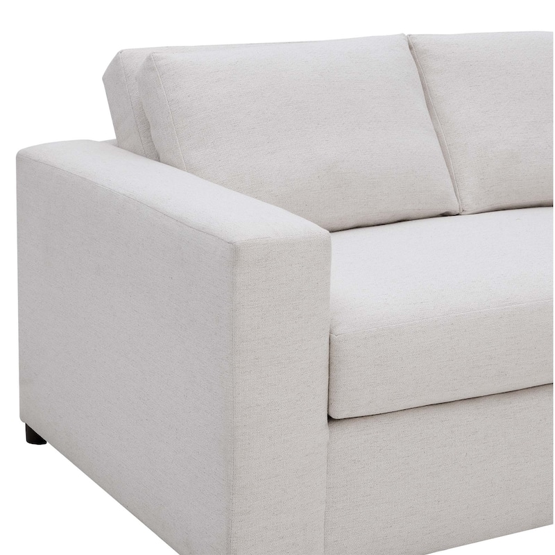 Avendale Linen Blend Loveseat - Made in the USA With Bench Seat Cushion