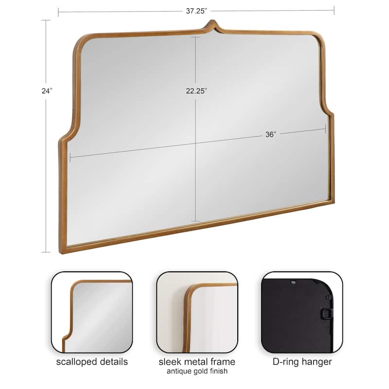 Kate and Laurel Gezella Wide Arch Mirror