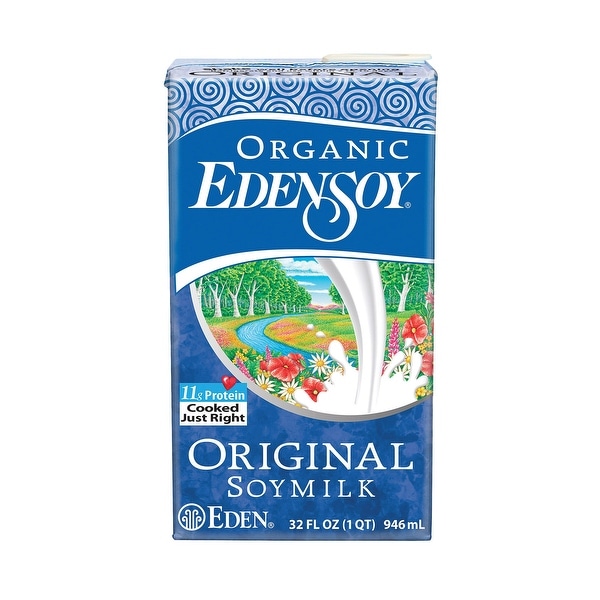 Eden Foods Eden soy Organic Original Soymilk - Case of 12 - 32 FL oz.