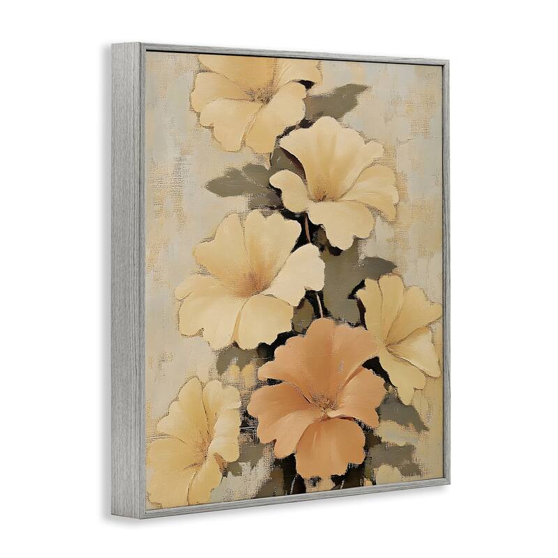 Stupell Muted Vintage Daffodils Framed Giclee Art Design By Franklyn Gregory