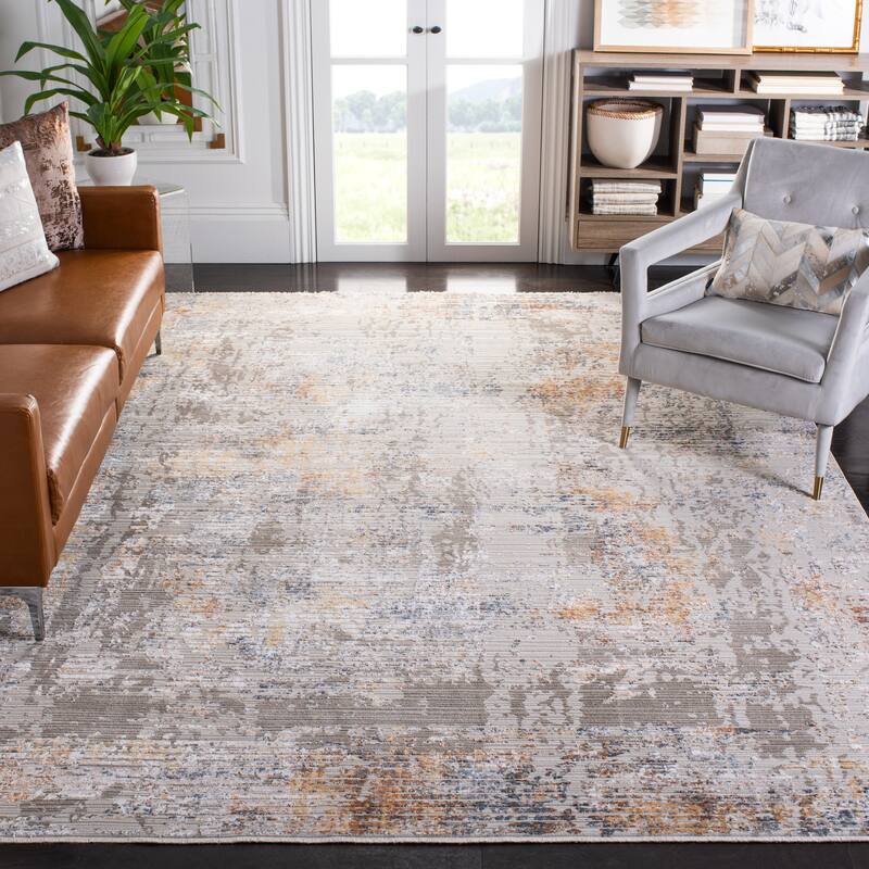 SAFAVIEH, Princeton Evangeline Modern Abstract Viscose Rug