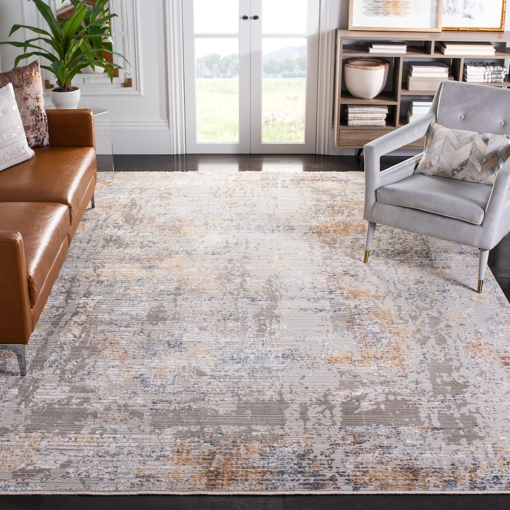 SAFAVIEH, Princeton Evangeline Modern Abstract Viscose Rug