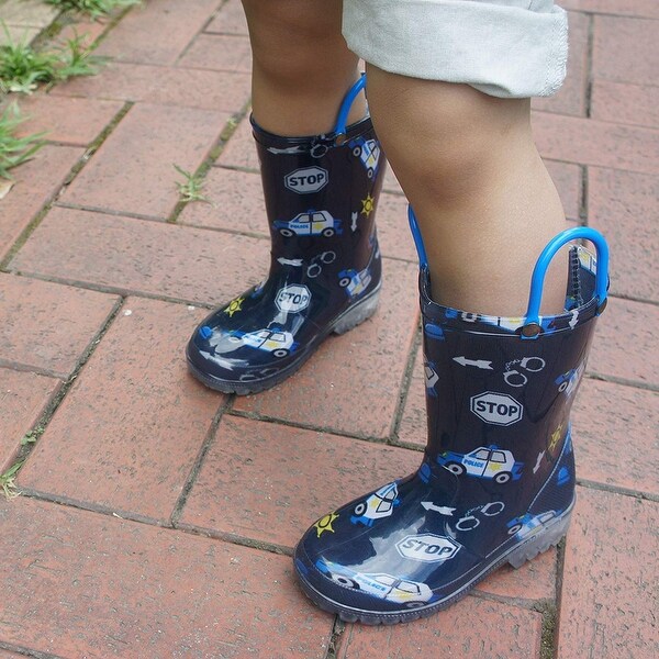 childrens rain boots that light up
