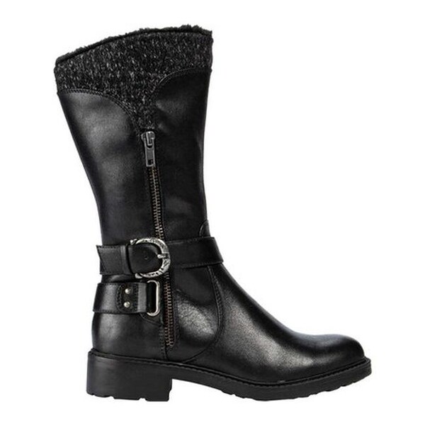 bare traps mid calf boots