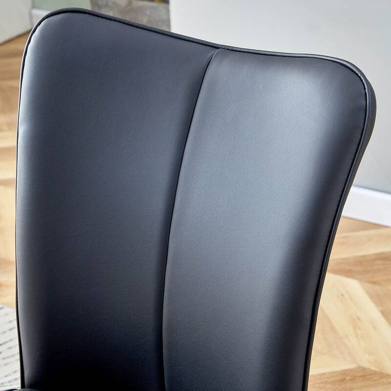 Modern PU Leather Minimalist Dining Chairs Set of 4