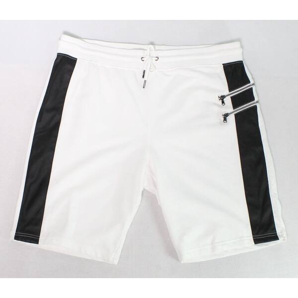 Shop Inc Mens Shorts White Size Medium M Comfort Waist Faux