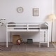 preview thumbnail 3 of 7, White Twin Solid wood Loft Bed with Ladder