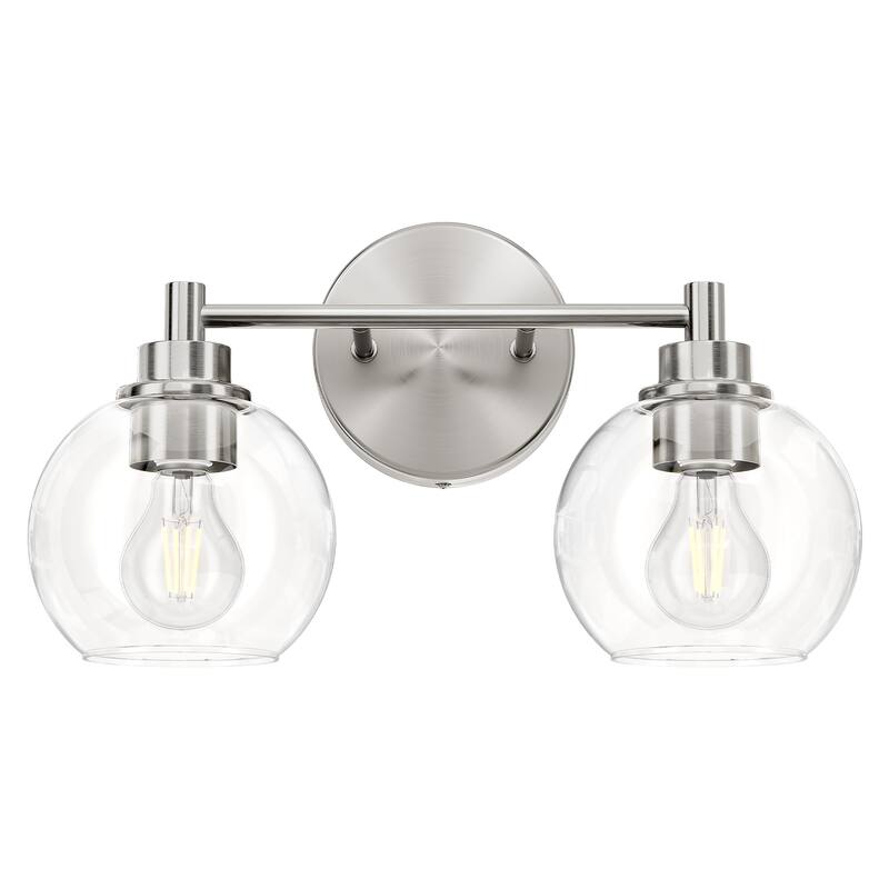 Dimmable Bathroom Vanity Light Globe Glass Shades