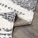 preview thumbnail 39 of 67, Hauteloom Lux Shag Collection Moroccan Farmhouse Shaggy High Plush Pile Area Rug