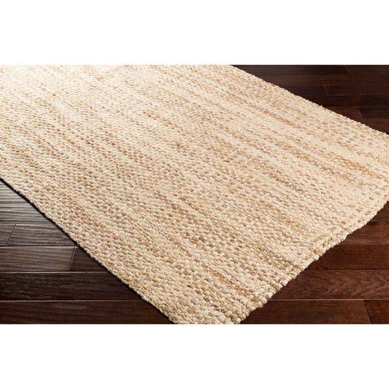 Aesha Handmade Farmhouse Jute Area Rug