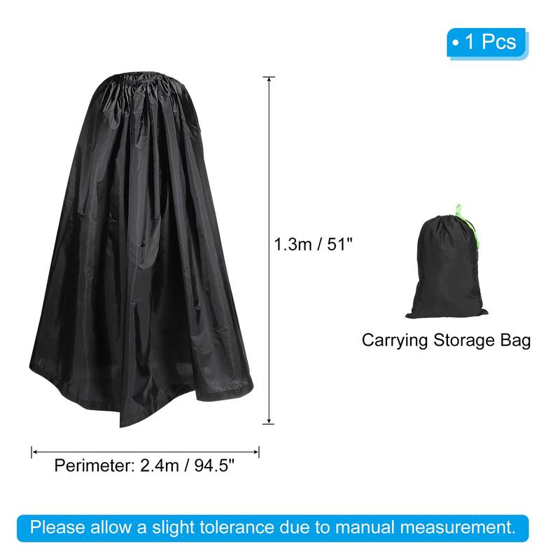 Instant Dressing Room, 1.3 Meter Length Portable Changing Tent - Black