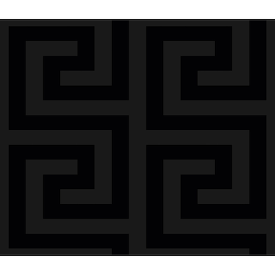 Seabrook Designs Forte Greek Key Non-Woven Unpasted Wallpaper