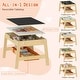 preview thumbnail 7 of 18, Costway 5-in-1 Kids' Table & Chair Set with Chalkboard, Whiteboard, 3 - See Details