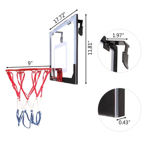 Wall Mounted Mini Basketball Hoop Backboard Bed Bath & Beyond 33600167