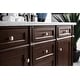 preview thumbnail 4 of 30, James Martin Vanities Brittany 60" Double Vanity, Burnished Mahogany