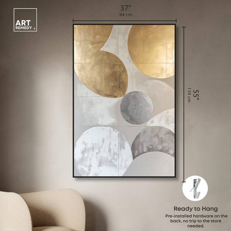 Golden Sequence II Canvas by Art Remedy