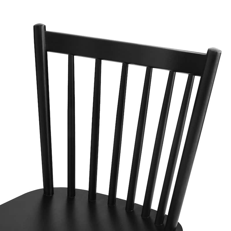 Solid Wood Simple Living Dining Chairs Set of 2 - 18" H