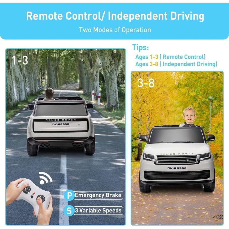 24V Officially Licensed Land Rover Ride On Car