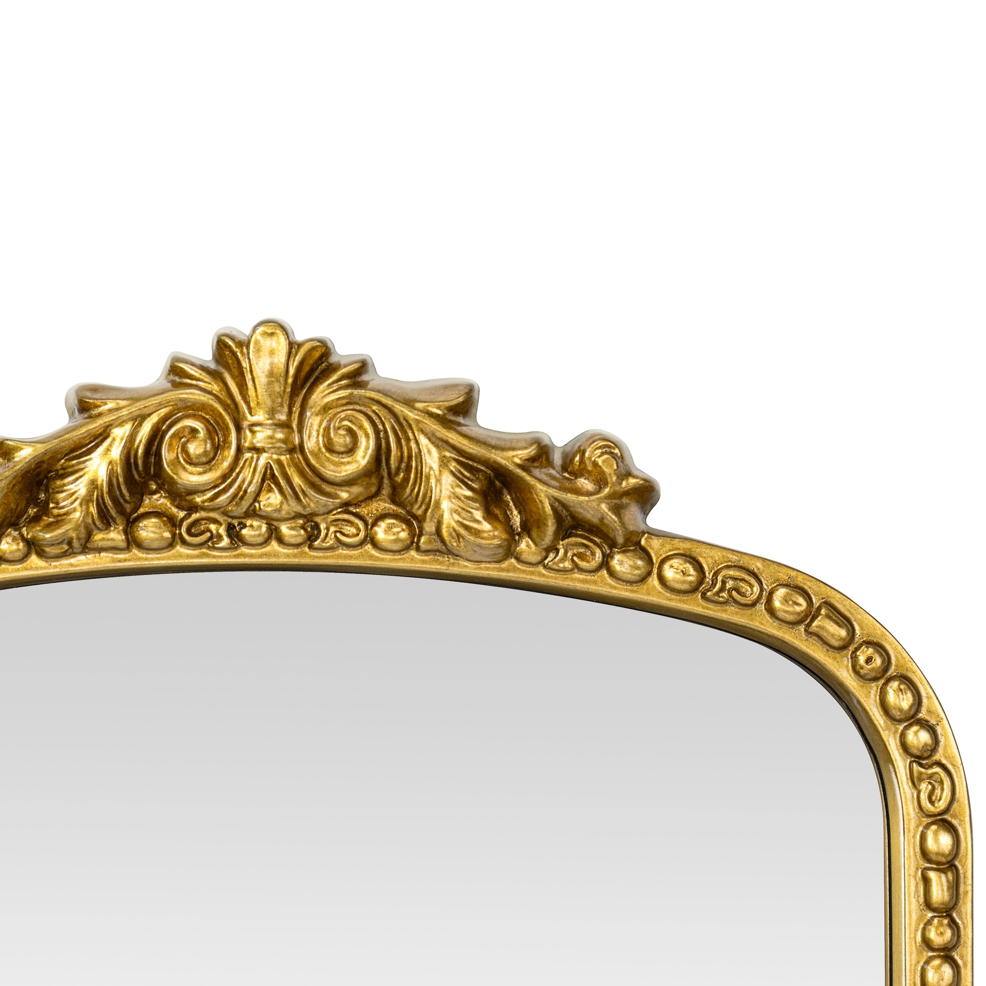 TEHOME Gold Contemporary Floor Mirror for Bathroom & Living Room